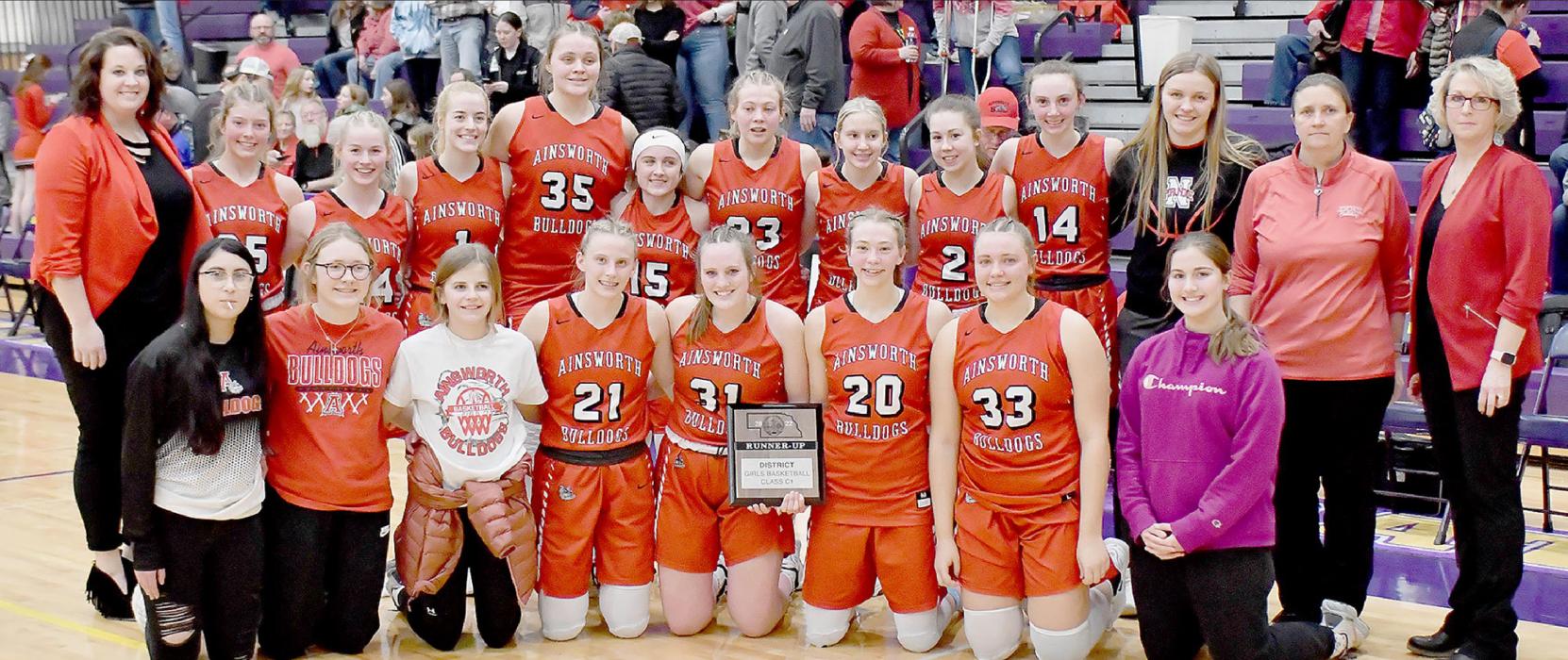 Ainsworth Lady Bulldogs Take 2022 Runner Up Honors in Class C1-3 Girls District Basketball