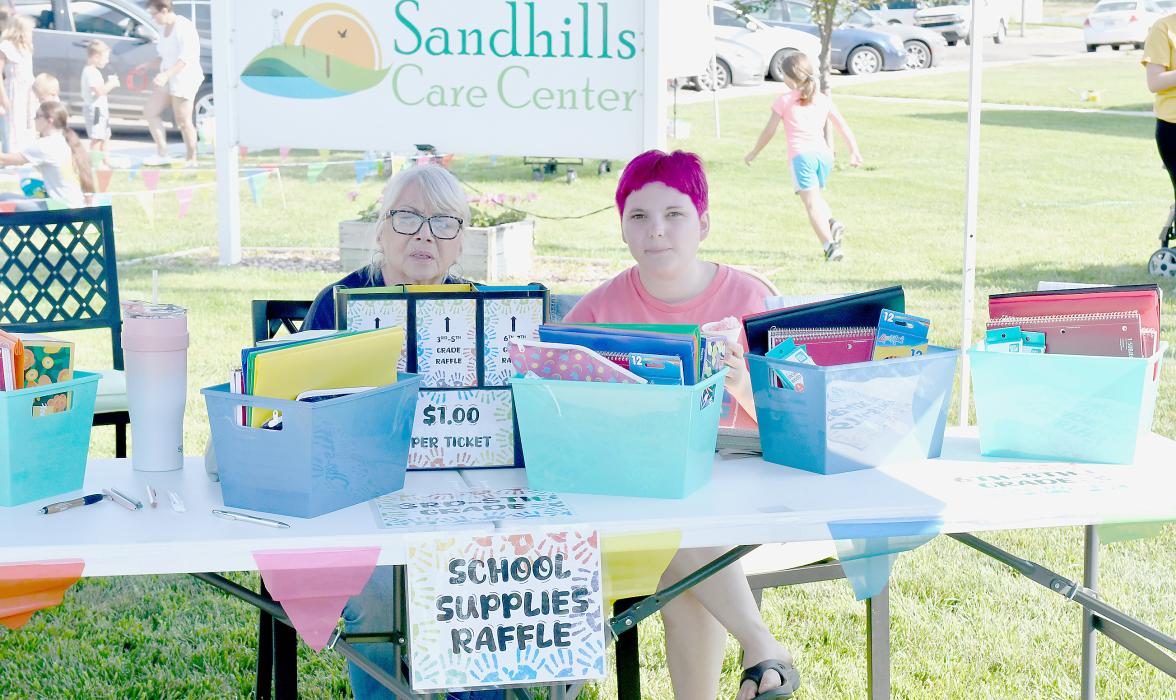 Sandhills Care Center Hosts Back to School Event for Community