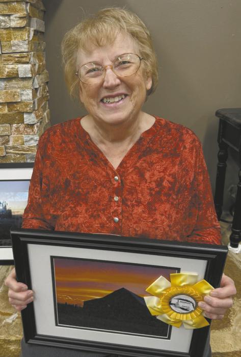Carol Woods “Sunset at the Farm” Viewers Choice Award
