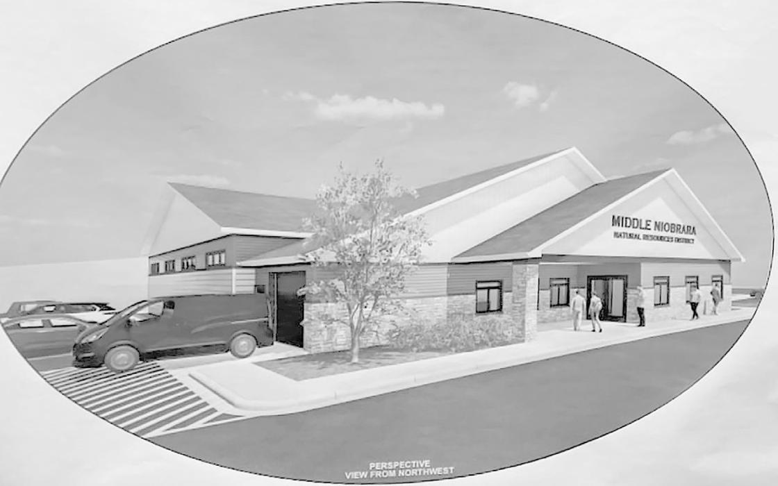 As the Middle Niobrara Natural Resources District (MNNRD) plans a multi-million dollar remodel, the public will have a chance to weigh in on the project. Pictured is the proposed multi-million dollar Middle Niobrara NRD remodel.