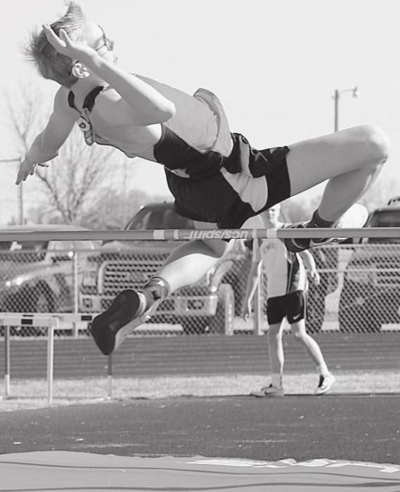 Aiden Jackman cleared 4’4” to take eighth place in the Boys High Jump.
