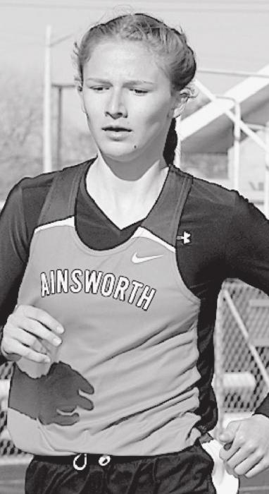 Emma Kennedy recorded two first place medals. She won the Girls 800 Meter Run and the Girls 1600 Meter Run.