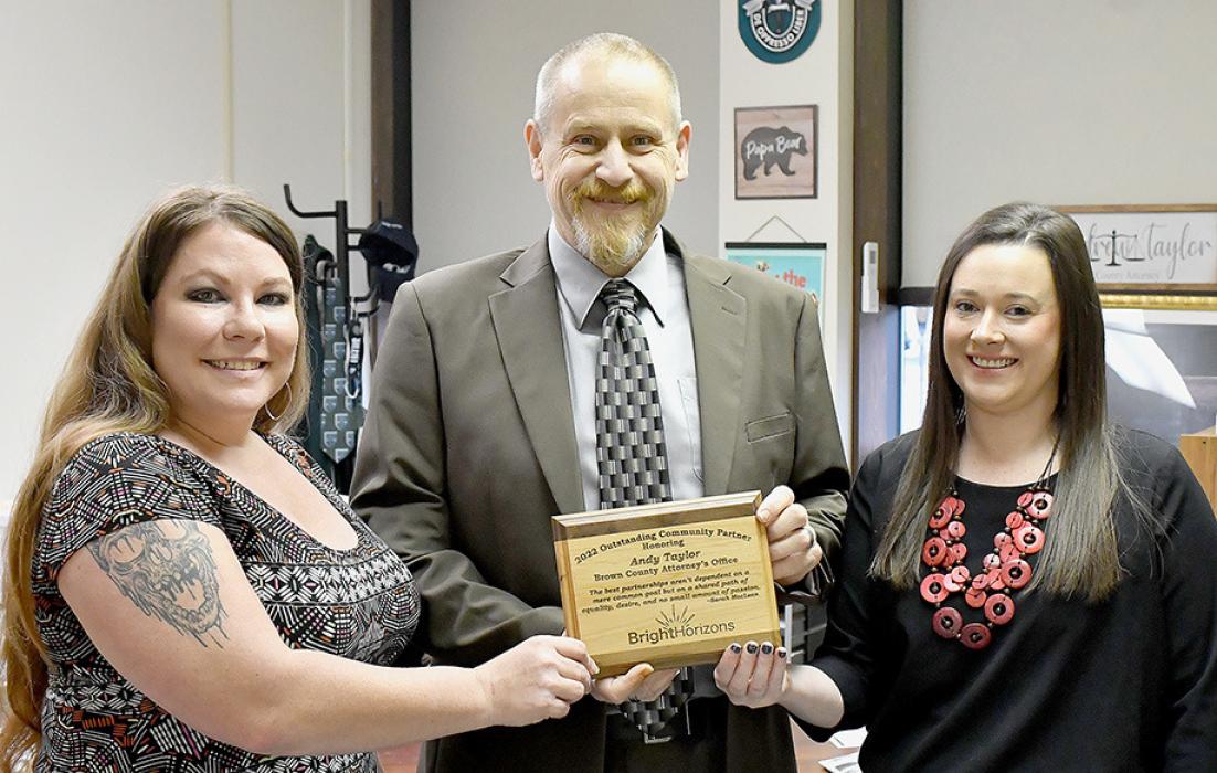 Brown County Attorney Andy Taylor Presented Outstanding Community  Partnership Award | Ainsworth Star-Journal