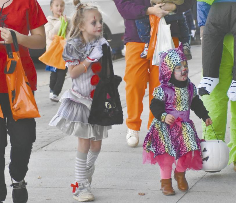 The Ainsworth Chamber of Commerce held its Trick or Treat Street on Halloween. Children of all ages participated.
