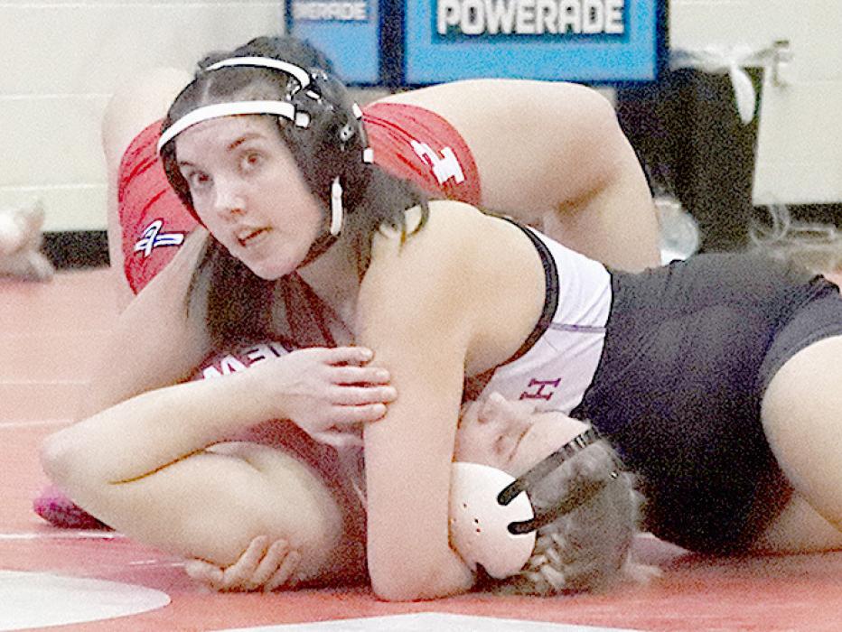 Braylin Rudnick wrestled in the 145 lb. weight class at the Ord Invitational.