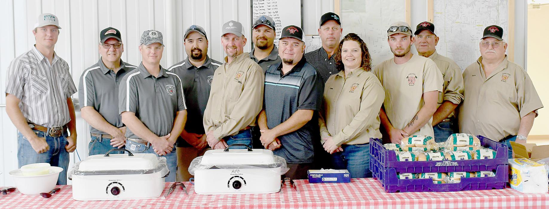 Pulled Pork Meal Served by Long Pine Rural Fire Department and Ainsworth Fire and Rescue