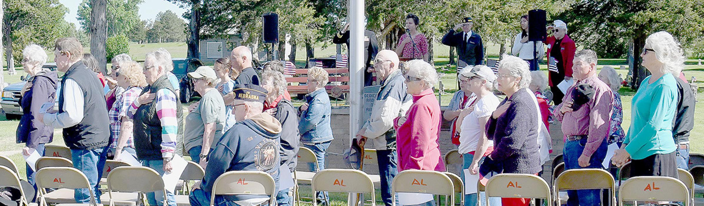 Memorial Day Service Held at Ainsworth Cemetery in Remembrance of Fallen Heroes