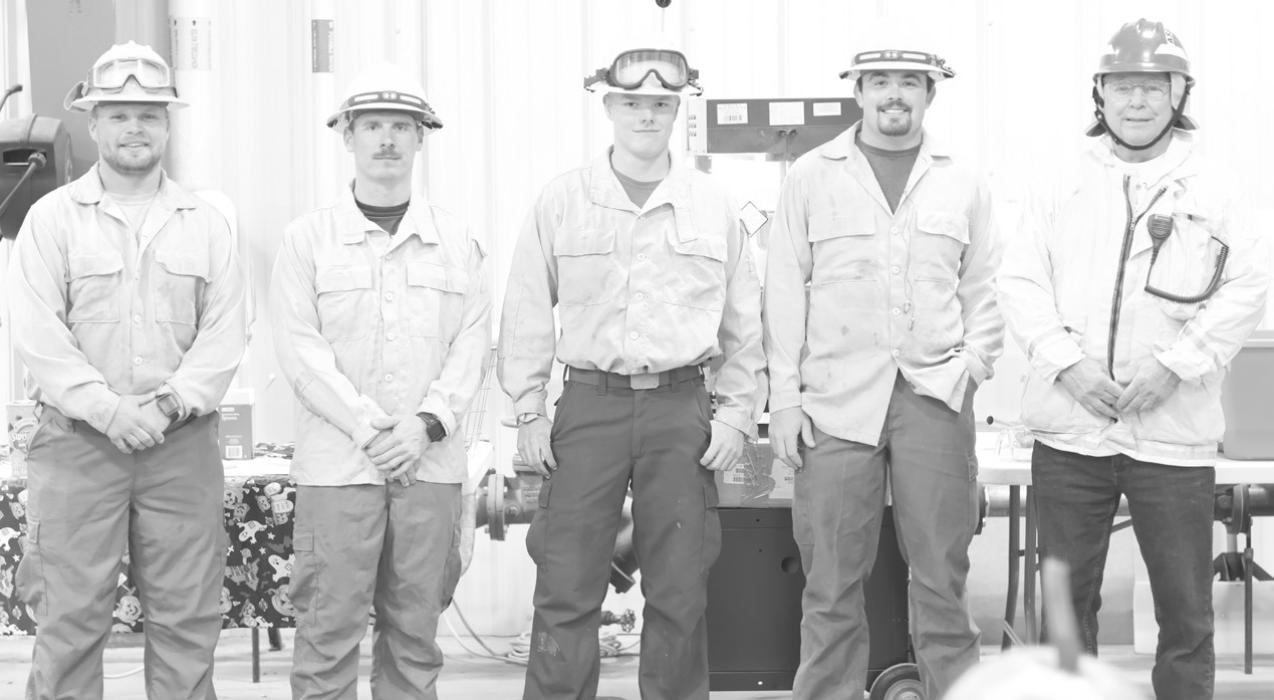 The runner up team was the Ainsworth Fire Department, consisting of Cody Heller, Scott Fuelberth, Mason Painter, Caeleb Irwin, and Randy Johnson.
