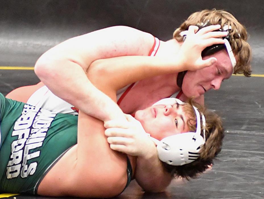 Jensen Williams defeated Caden Zutavern of Sandhills-Thedford to take 3rd place in the 160 pound weight class.