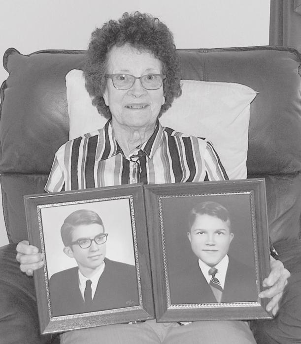 Janice Fisher lived in Ainsworth during the 1950s and 60s while she raised her two sons Gordon (left) and Kevin (right) Summers, both of whom were diagnosed with Duchenne muscular dystrophy (DMD) during a time when many modern handicap conveniences did not exist.