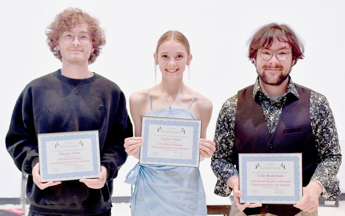 Taylor Allen Announced as the 45th Annual Harriet Hughes Outstanding Fine Arts Student